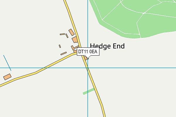 DT11 0EA map - OS VectorMap District (Ordnance Survey)