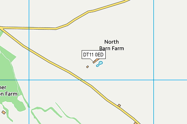 DT11 0ED map - OS VectorMap District (Ordnance Survey)