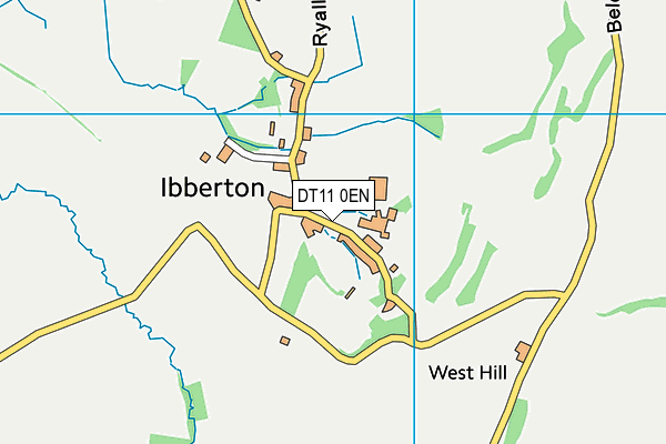 DT11 0EN map - OS VectorMap District (Ordnance Survey)