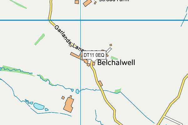 DT11 0EQ map - OS VectorMap District (Ordnance Survey)