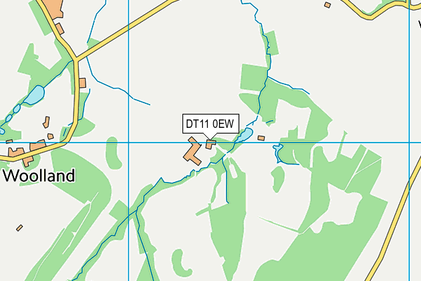 DT11 0EW map - OS VectorMap District (Ordnance Survey)