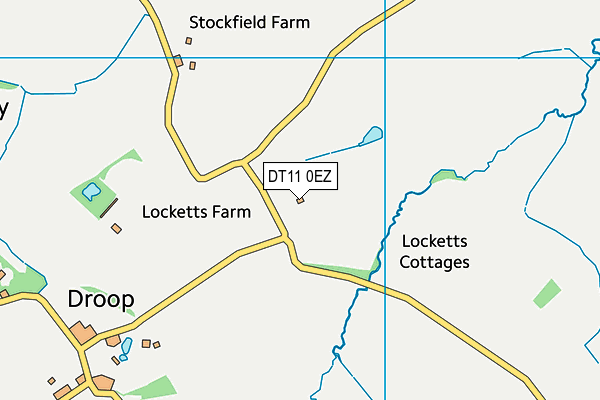 DT11 0EZ map - OS VectorMap District (Ordnance Survey)