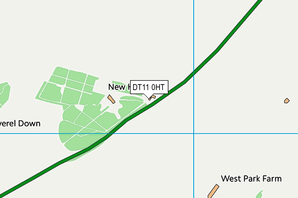 DT11 0HT map - OS VectorMap District (Ordnance Survey)