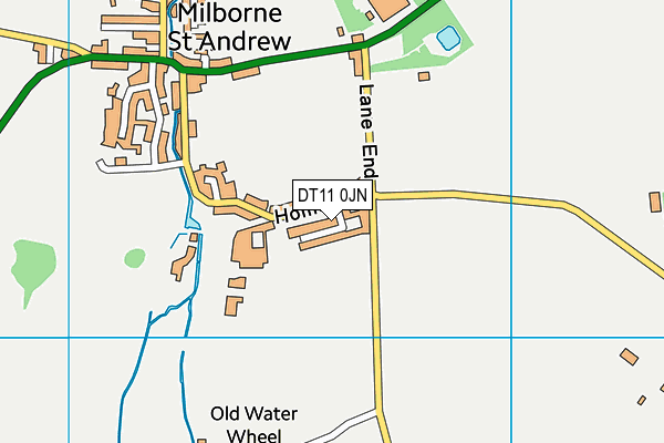 DT11 0JN map - OS VectorMap District (Ordnance Survey)