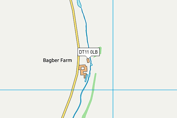 DT11 0LB map - OS VectorMap District (Ordnance Survey)