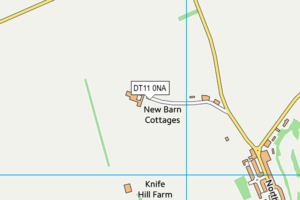 DT11 0NA map - OS VectorMap District (Ordnance Survey)