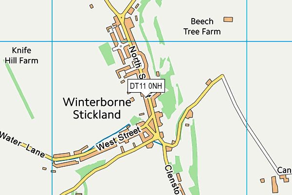 DT11 0NH map - OS VectorMap District (Ordnance Survey)