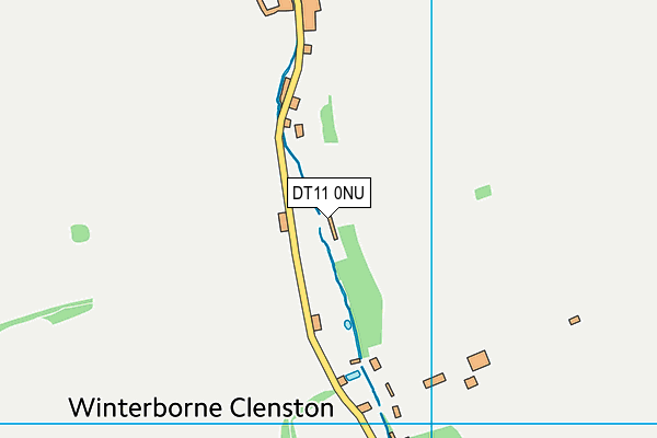 DT11 0NU map - OS VectorMap District (Ordnance Survey)