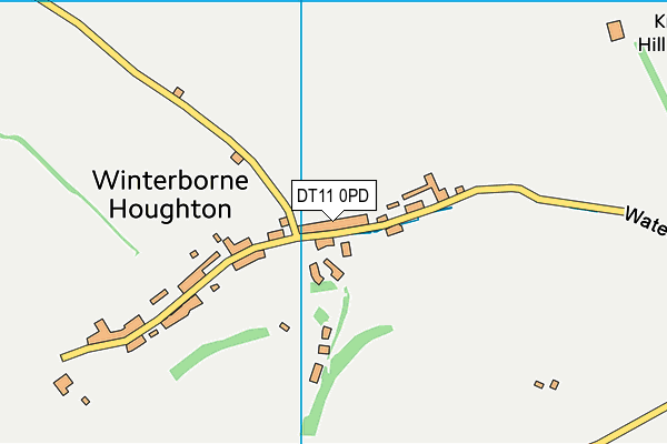 DT11 0PD map - OS VectorMap District (Ordnance Survey)