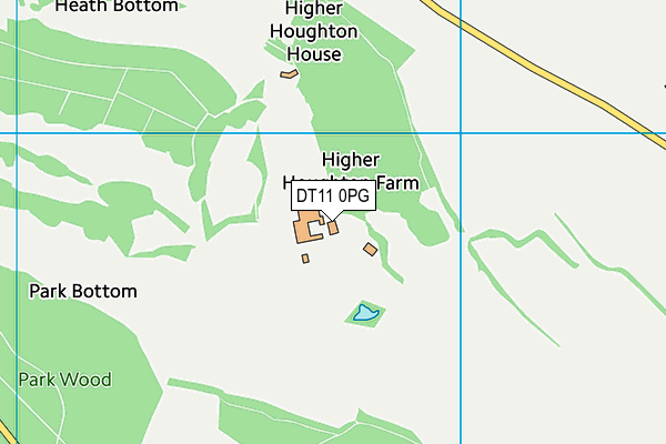 DT11 0PG map - OS VectorMap District (Ordnance Survey)