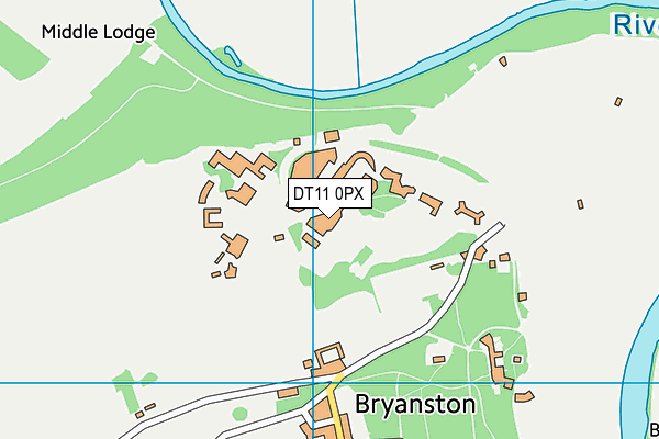 DT11 0PX map - OS VectorMap District (Ordnance Survey)