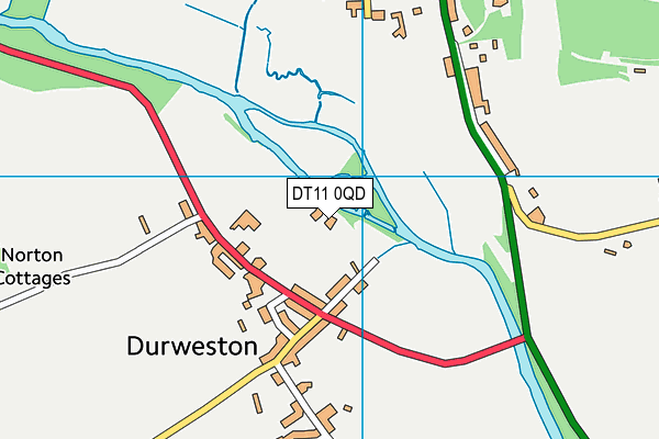 DT11 0QD map - OS VectorMap District (Ordnance Survey)