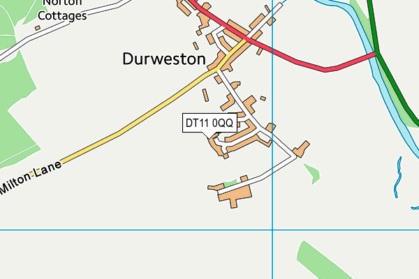 DT11 0QQ map - OS VectorMap District (Ordnance Survey)