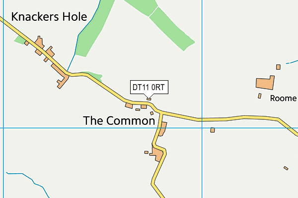 DT11 0RT map - OS VectorMap District (Ordnance Survey)