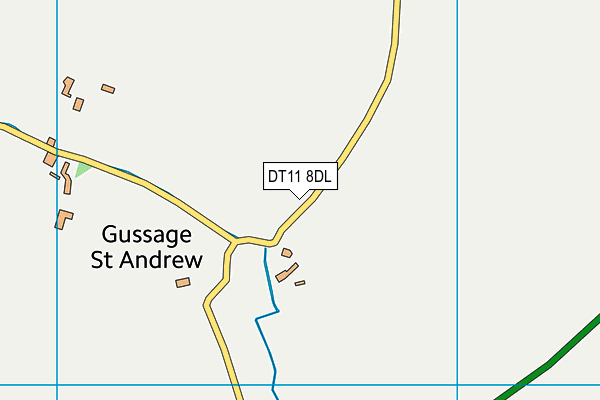 DT11 8DL map - OS VectorMap District (Ordnance Survey)