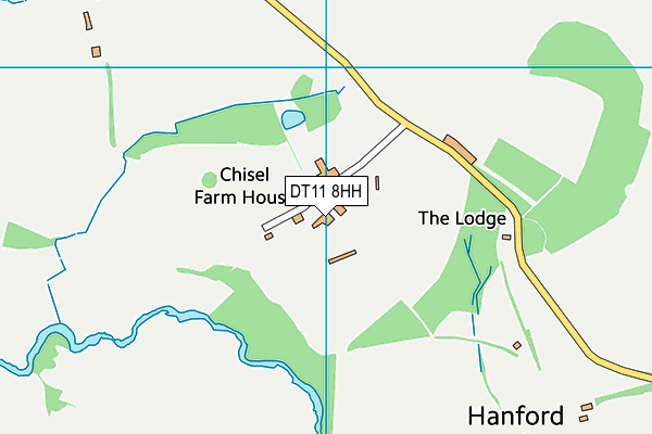 DT11 8HH map - OS VectorMap District (Ordnance Survey)