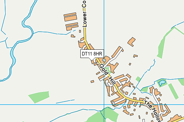 DT11 8HR map - OS VectorMap District (Ordnance Survey)