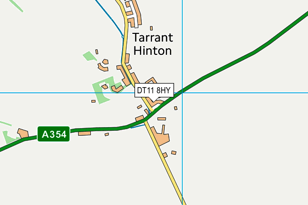 DT11 8HY map - OS VectorMap District (Ordnance Survey)