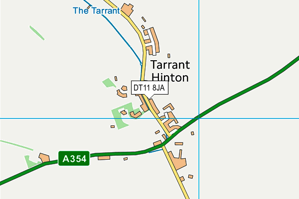 DT11 8JA map - OS VectorMap District (Ordnance Survey)