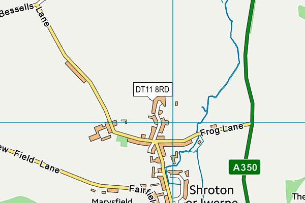 DT11 8RD map - OS VectorMap District (Ordnance Survey)