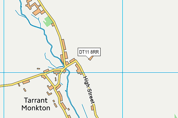 DT11 8RR map - OS VectorMap District (Ordnance Survey)