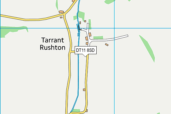 DT11 8SD map - OS VectorMap District (Ordnance Survey)