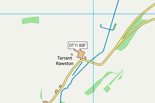 DT11 8SF map - OS VectorMap District (Ordnance Survey)