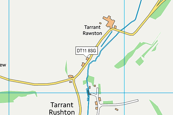 DT11 8SG map - OS VectorMap District (Ordnance Survey)