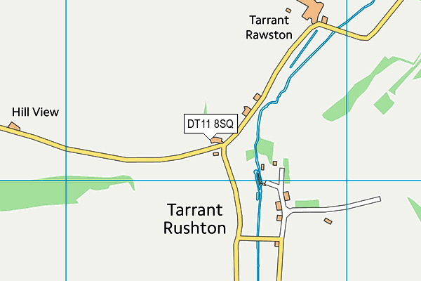 DT11 8SQ map - OS VectorMap District (Ordnance Survey)