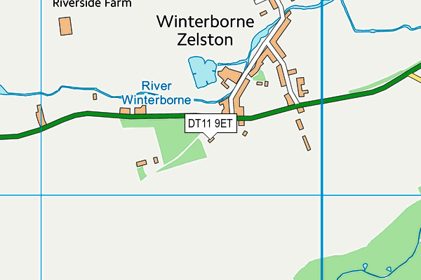 DT11 9ET map - OS VectorMap District (Ordnance Survey)