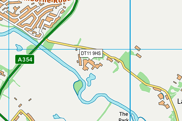 DT11 9HS map - OS VectorMap District (Ordnance Survey)