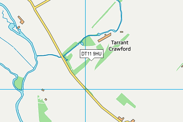 DT11 9HU map - OS VectorMap District (Ordnance Survey)