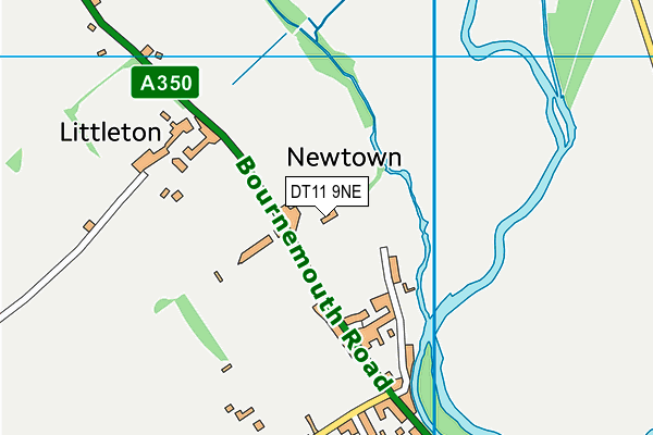 DT11 9NE map - OS VectorMap District (Ordnance Survey)