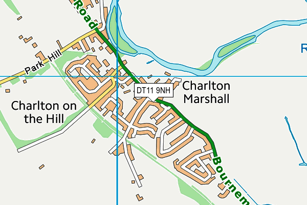 DT11 9NH map - OS VectorMap District (Ordnance Survey)