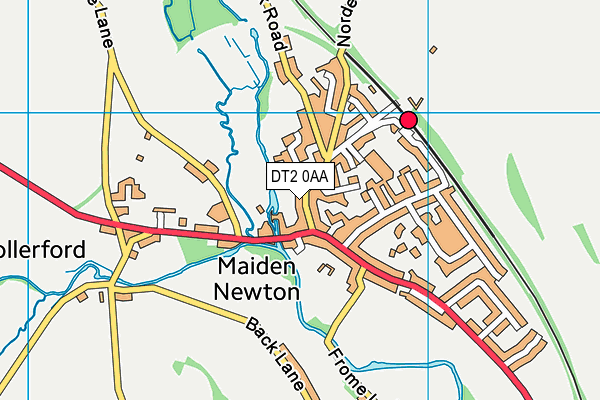 DT2 0AA map - OS VectorMap District (Ordnance Survey)