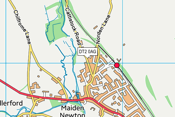 DT2 0AG map - OS VectorMap District (Ordnance Survey)