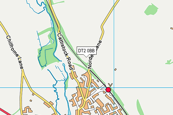 DT2 0BB map - OS VectorMap District (Ordnance Survey)