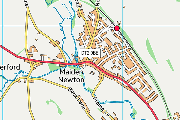 DT2 0BE map - OS VectorMap District (Ordnance Survey)