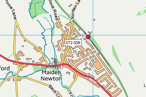 DT2 0DB map - OS VectorMap District (Ordnance Survey)