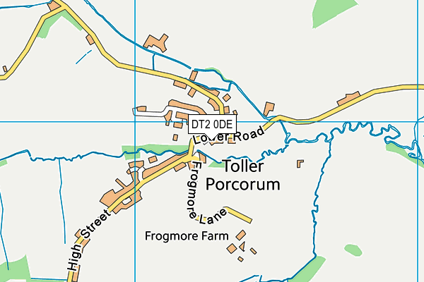 DT2 0DE map - OS VectorMap District (Ordnance Survey)