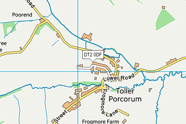 Toller Porcorum Recreational Area map (DT2 0DF) - OS VectorMap District (Ordnance Survey)
