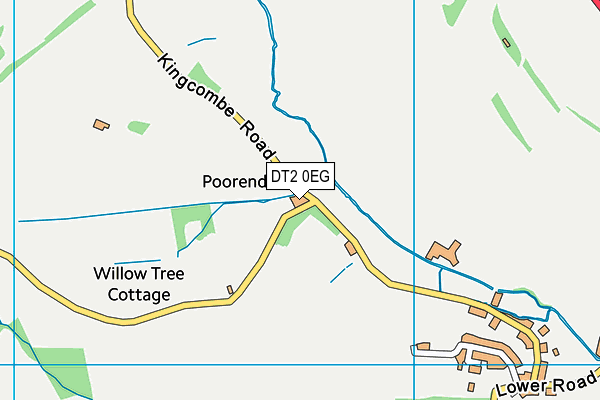 DT2 0EG map - OS VectorMap District (Ordnance Survey)
