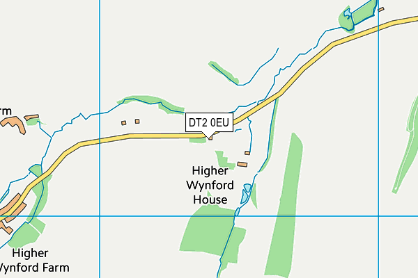 DT2 0EU map - OS VectorMap District (Ordnance Survey)