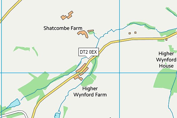 DT2 0EX map - OS VectorMap District (Ordnance Survey)