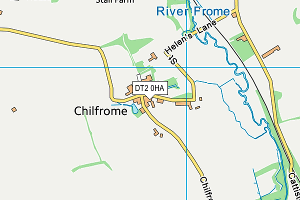 DT2 0HA map - OS VectorMap District (Ordnance Survey)