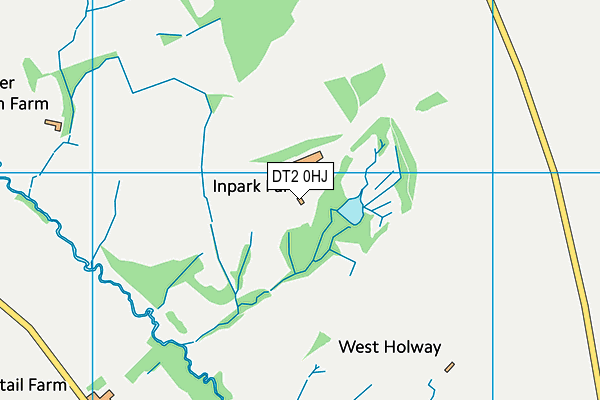 DT2 0HJ map - OS VectorMap District (Ordnance Survey)