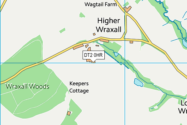 DT2 0HR map - OS VectorMap District (Ordnance Survey)