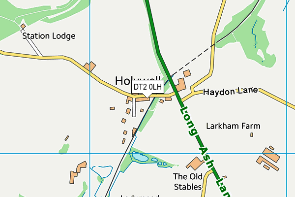 DT2 0LH map - OS VectorMap District (Ordnance Survey)