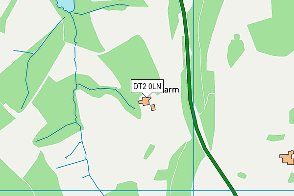 DT2 0LN map - OS VectorMap District (Ordnance Survey)