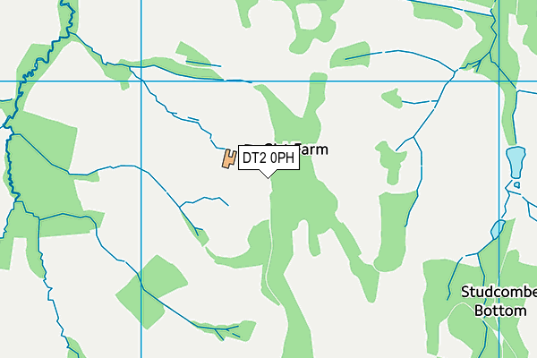 DT2 0PH map - OS VectorMap District (Ordnance Survey)